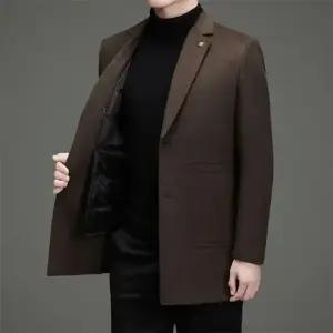 록쉬블몰 남친 울 모직 하프 코트 정장 럭셔리 패딩 슬림핏 재킷 안탈부착 HO1