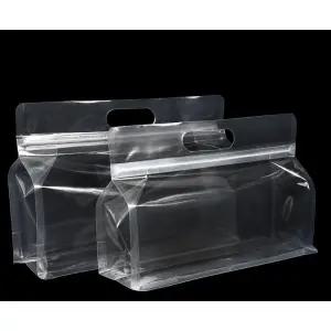 손잡이 지퍼백 대용량 포장 반투명 실리콘지퍼 지퍼팩 밀봉 투명