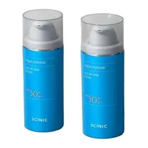 SCINIC 아쿠아 옴므 올인원 선 플루이드 SPF50+ PA+++ 2개