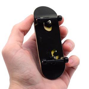 TEAK TUNING 34MM 프로 핑거보드 열 - 프로디지 (34X97MM), 미드나잇 조립 트럭 레벨 컴플리트 완전히 스테어 우드 모양 전달 부품으로 휠, 데크 울트라스핀 그래픽