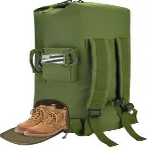 모제토 110L 엑스트라 라지 씨백 백팩 스트랩이 있는 밀리터리 더플백 캠프용 헤비 듀티 아미 대학 기숙사