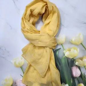 [애슬릿] 무지 스카프 여성 남성 면 간절기 롱 사각 머플러