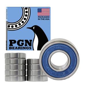 PGN (10팩) R6-2RS 베어링 - 윤활 씰 X /32 스틸 1CM(3 볼 RPM 베어링, 높은 밀봉 및 크롬 2.2CM(7 9 /8인치) 지원 고무