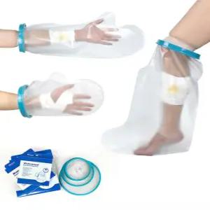 깁스 샤워커버 물튀김 방지커버 방수 깁스커버 발목 손목