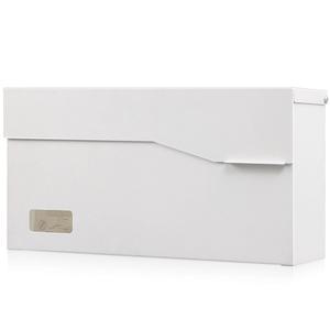 도어 우편함 대형 스틸 10 가정용 드롭 금속 질감 14 패키지 있는 56 18 화이트 포스트 벽걸이 박스 2CM 소포 36 모던