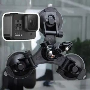[골드스마일]고프로 오즈모 호환 액션캠 자동차 유리 흡착식 거치대 마운트