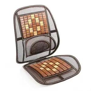 시트 자동차 대나무 허리 등받이 방석 통풍쿨방석 마름모