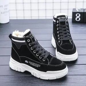 털 운동화 루이드 하이탑 여성겨울신발