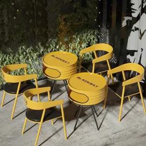 드럼통 의자 테이블 술집 원형 세트 복고 포차 레트로