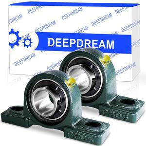 UCP205-16 베개 블록 베어링 2.5CM(1인치) 샤프트 주철 보어, 정렬 2개 팩 자체 장착 P205