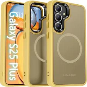 삼성 갤럭시 S25 플러스 케이스 매트 MagSafe와 호환동결 반투명군용 등급 보호충격 방지 스크래치 슬림 핏