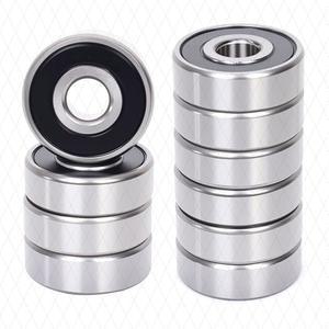 R8-2RS 딥 그루브 볼 베어링 10개 - /2인치) 가정용 1.3CM(1 5 X 휠체어 /8인치) /16, 휠 모터, 기기에 적합 3.8CM(1-1 포크 풋 휠, 전면