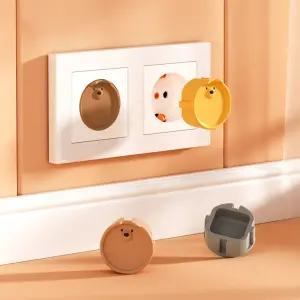 실리콘 콘센트 안전 커버 멀티탭 마개 보호 덮개 캡 BKM8+8FyL