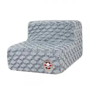 강아지슬개골관리 강아지 구름 계단 2단 카키그레이 애견 소파 스텝 1P