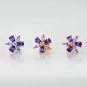 써지컬 핀 큐빅 피어싱 퍼플라워 3종 택1 KQM4+9IFa