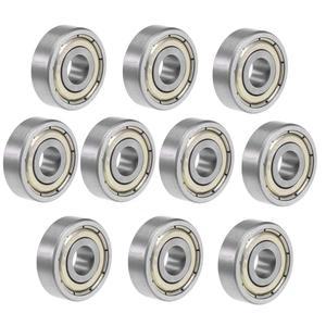 YXQ 625ZZ 깊은 그루브 볼 베어링 미니 팩 5X16X5MM 플랜지 캐스터 10개 스케이트보드용