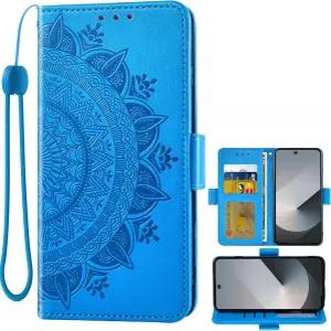 삼성 갤럭시 Z 폴드 6 5G 2024 지갑 커버 신용카드 홀더 플립 손목 스트랩 스탠드 셀 액세서리 Z폴드6 Z6 G