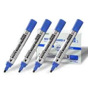 화이트보드마카 서우 일회용 생잉크 마카펜 파랑색 1갑10개입(색선택)