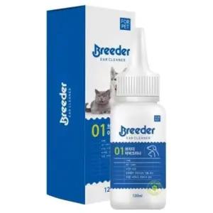 강아지귀용품 뉴브리더 이어 클리너 120ml