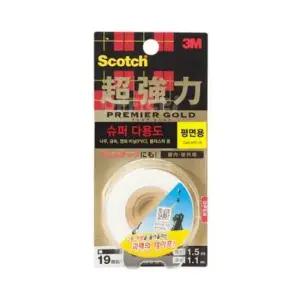 초강력 슈퍼다용도 양면테이프 폭 19mm 초강력테이프 다용도테이프 강력테이프 3M테이프