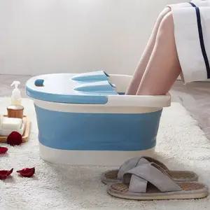 쿨샵 접이식 족욕기 풋케어 족탕기 발지압 뚜껑 ank6+8ozL