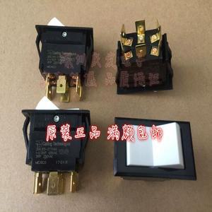 원래 새로운 100% 1701R 로커 스위치 6핀 2기어 오프닝 38x22MM 금도금 발