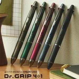 수입펜 파이롯트 0.5 볼펜+샤프 4+1 멀티펜-닥터그립 한정색