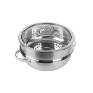 양수 인덕션가능 찜용 스텐 모든열원 냄비-2단 28cm
