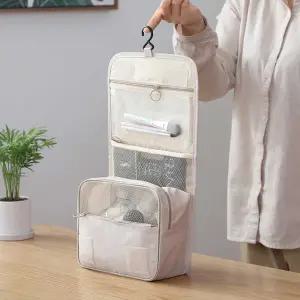 여행용 대용량 간편보관 워시백 파우치 세면도구 휴대 EWE2+1Ara