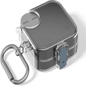 CMF 버즈 프로 2 케이스 커버 충전 헤드폰용 투명 및 보호 소프트 TPU 키 체인이 있는 안전한 잠금