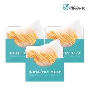 [메디케이] 국산 치간칫솔 L형 50p M(1.2mm) x 3