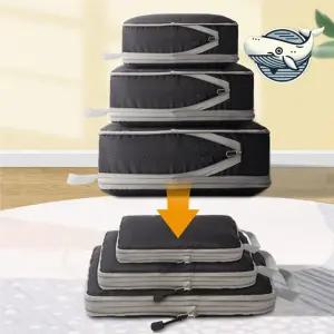 여행 수납 압축 파우치 다용도 캐리어 정리함 SlW2+2gkh