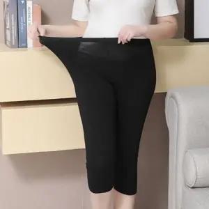 여성 여름 7부 스판레깅스 산모 임산부 쫄바지 팬츠 ish1+3hrG