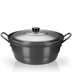 중화팬 국솥 경질 냄비 찜솥 찜냄비 튀김 곰솥 뚜껑있음 42cm