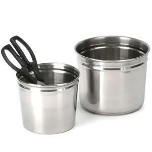 스텐 뼈통 양념통 소스통 집게통 국자통 휴지통 소 QVu1+9tSr