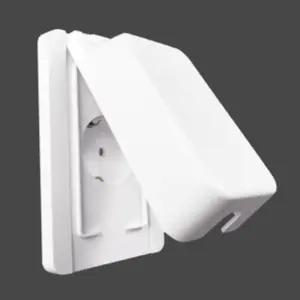 전기 방우 콘센트 플러그 벽 매입 1구 전기콘센트 콘센트커버 2구콘센트 jOA9+6xxP