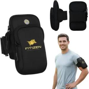 Fitizen 러닝용 스마트폰 암밴드 ？ 및 Android용 블랙 조절식 방수 활동적인 사용자를 위한 FitNation