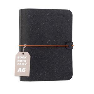 ANTOU Book 노트 리필 가능한 마그네틱 바인더 노트북 u2013 재활용 가죽 모듈러 플래너 저널, 데일리 노트, 스터디 및 크리에이티브 글쓰기를 위한 A6 시스템, 5.3인치 x 6.9인치