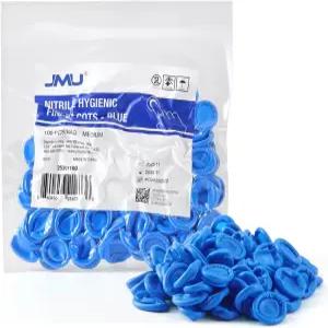 JMU 일회용 니트릴 핑거 코트 미디엄 라텍스 프리 파우더 프로텍터 100개 뷰티 매니큐어 마사지 전자 수리