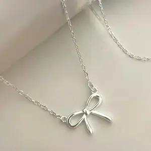 메종드쉬 목걸이 러블리 리본 포인트 펜던트 BCN001