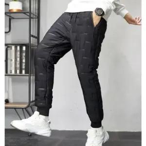 캐주얼팬츠 남성 패딩 조거팬츠 겨울 밴딩 보온 누빔 방한바지 1P
