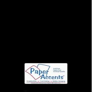 액센트 디자인 페이퍼 칩보드 8.5 x11 2X 헤비 90pt 블랙 2pc - DIY 프로젝트용 내구성 북보드 책 바인딩