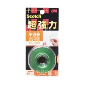 초강력 투명양면테이프 폭 19mm 초강력테이프 강력양면테이프 강력테이프 3M테이프