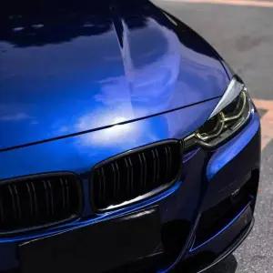 본넷랩핑 Gentian 블루 메탈릭 차량용 스티커 포장 필름 반려동물 버블 자동 데칼 외관