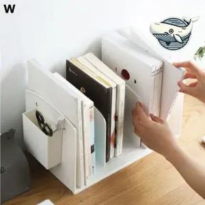 세련된 멀티 수납형 책꽂이 3단 디자인 북셀프 AQc5+2KGk