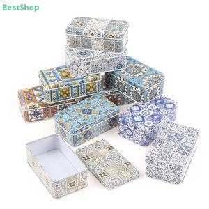 11 4CM 저장 보석 용기 선물 상자 직사각형 동전 알약 주석