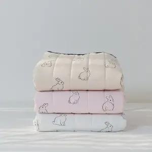 큐트버니 침대패드 사계절 고무밴딩 매트 키즈 초등학생 논슬립 매트리스패드 SS Q