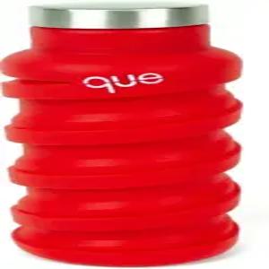 큐 보틀 여행 및 야외용으로 설계됨. 접이식 물병 - 식품 등급 실리콘/BPA 프리/경량/ 12온스(본파이어