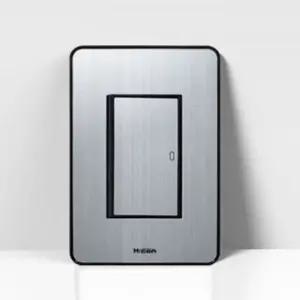 현대 1구스위치 실버 전기 전등 벽 스위치 커버 NFg3+9Hic