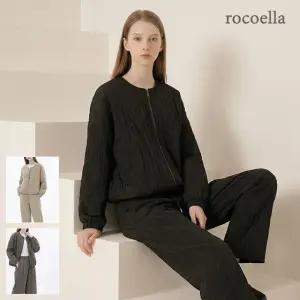 [로코엘라] 바넬 라인 집업+팬츠 이지웨어 세트